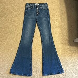 Bridge By Gly Flare Jean. Size 28. 35” inseam.